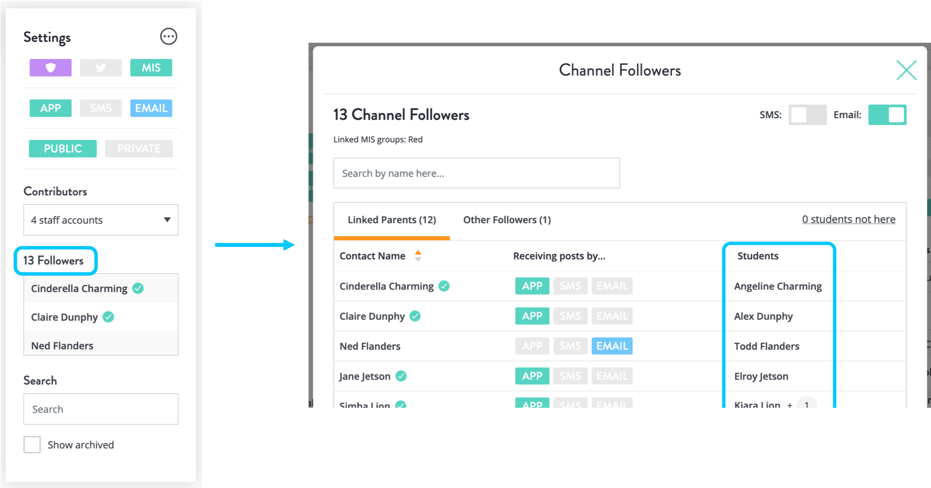 Check linked channel students.png